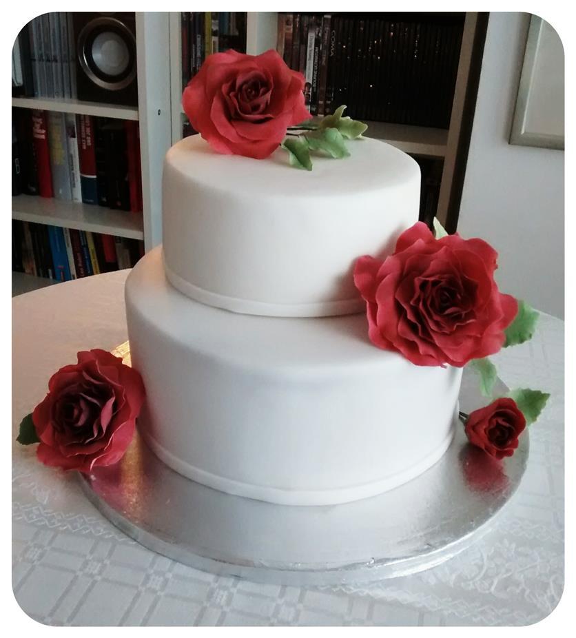 Rosentorte zum Geburtstag
