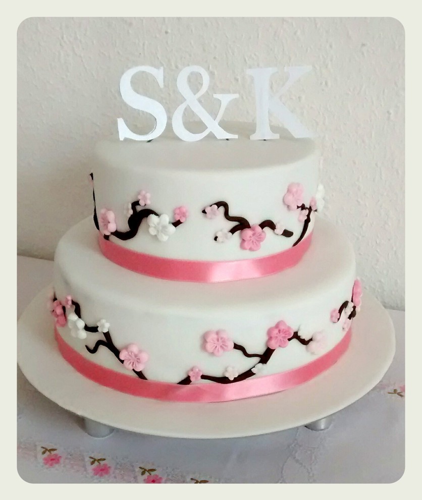 Hochzeitstorte zum 10. Hochzeitstag