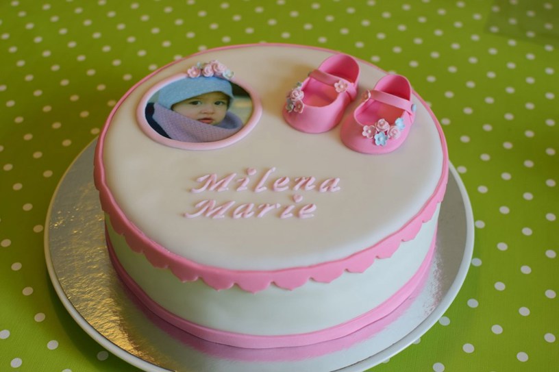 Tauftorte für Milena