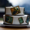 Torte mit Erinnerungen zum  40. Geburtstag
